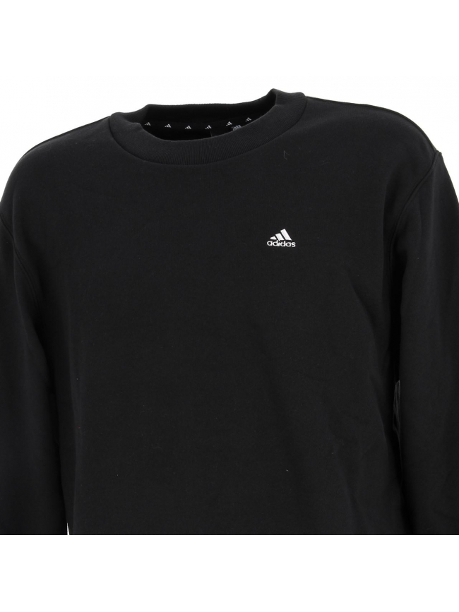 Sweat uni noir homme - Adidas