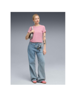 T-shirt à manches courtes ess elevated rose femme - Puma