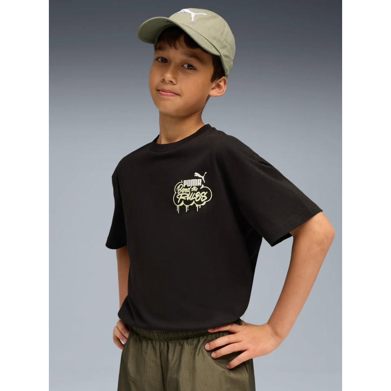 T-shirt à motif mid90s noir enfant - Puma