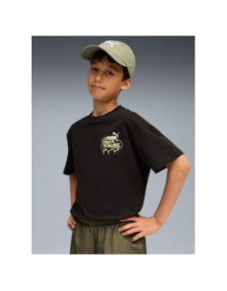 T-shirt à motif mid90s noir enfant - Puma