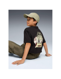 T-shirt à motif mid90s noir enfant - Puma