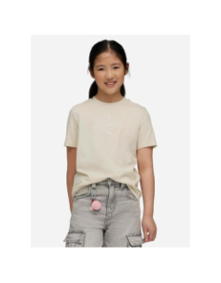 T-shirt à manches courtes script beige femme - Puma