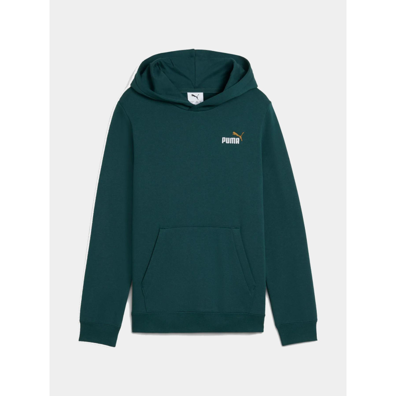 Sweat à capuche ess2 color small logo vert enfant - Puma
