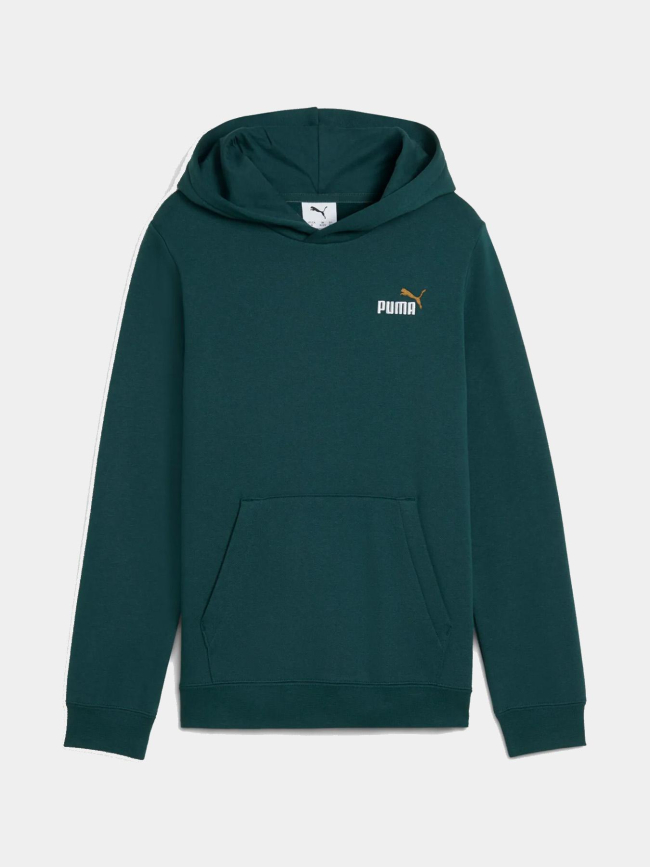 Sweat à capuche ess2 color small logo vert enfant - Puma