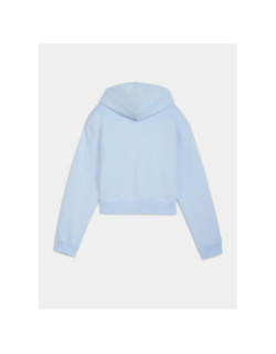 Sweat à capuche ess 2 color no.1 logo bleu ciel fille - Puma
