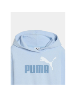 Sweat à capuche ess 2 color no.1 logo bleu ciel fille - Puma