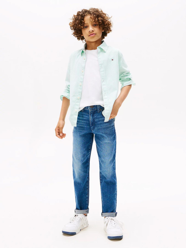 Jean droit délavé bleu enfant - Tommy Hilfiger