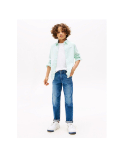 Jean droit délavé bleu enfant - Tommy Hilfiger
