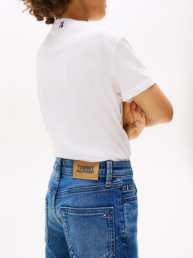 Jean droit délavé bleu enfant - Tommy Hilfiger