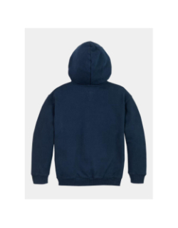 Sweat à capuche zippé à drapeau brodé bleu marine enfant - Tommy Hilfiger