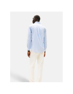Chemise regular flex poplin bleu homme - Tommy Hilfiger