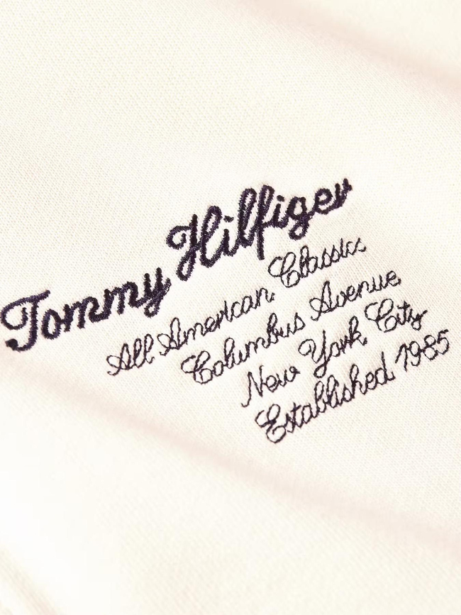 Sweat à capuche athleisure décontracté zippé logo beige homme - Tommy Hilfiger