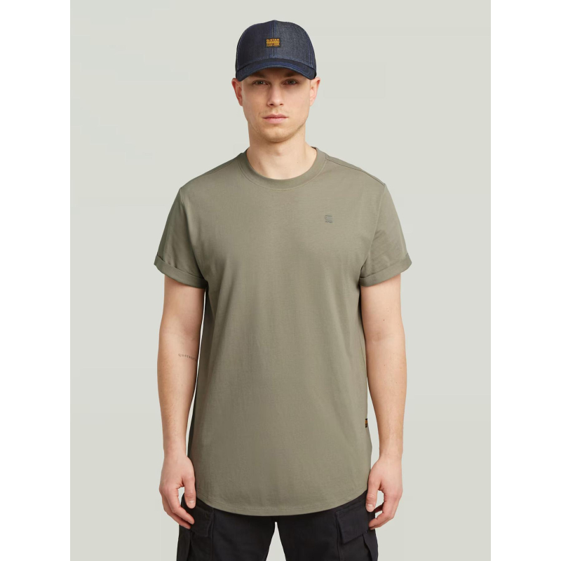 T-shirt à manches courtes lash kaki homme - G Star