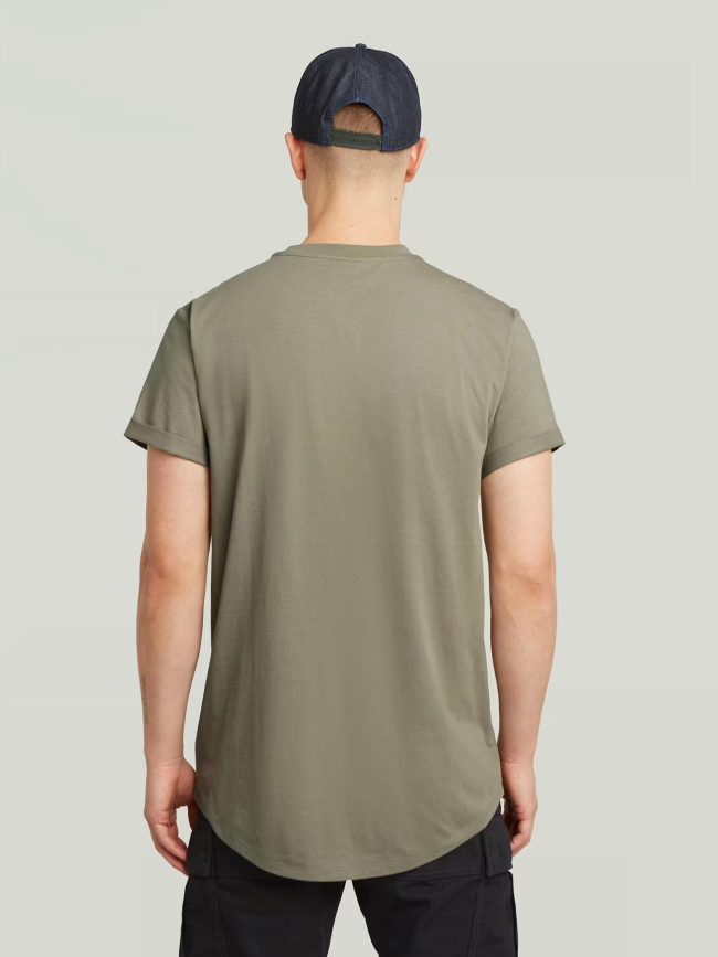 T-shirt à manches courtes lash kaki homme - G Star