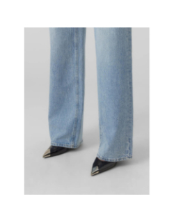 Jean taille haute wide fit vmtessa bleu clair femme - Vero Moda