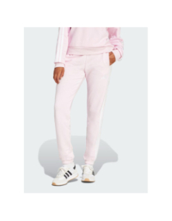 Pantalon jogging 3 stripes ft cf pt rose femme - Adidas