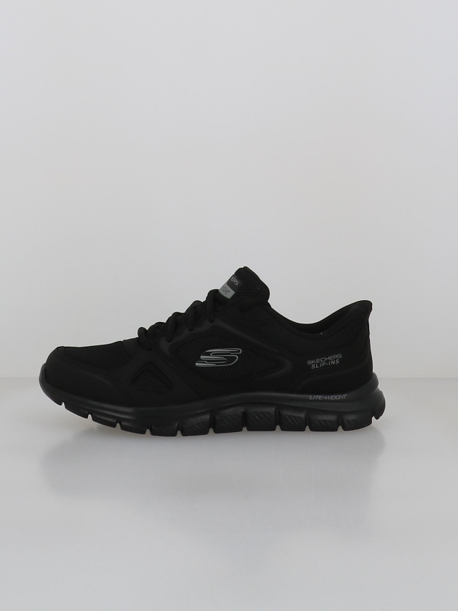 Baskets slip-ins track noir homme - Skechers