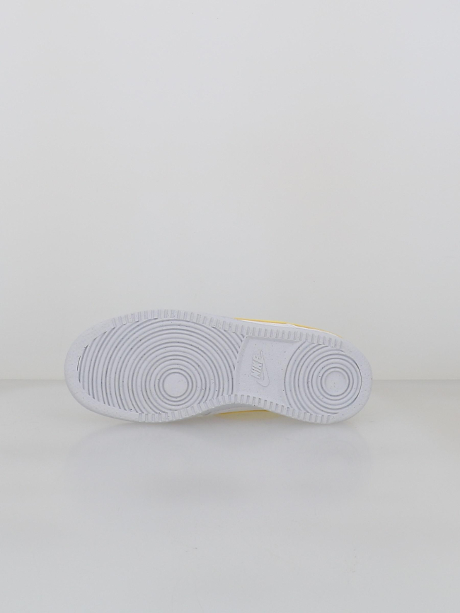 Baskets court vision low next nature blanc et jaune femme - Nike