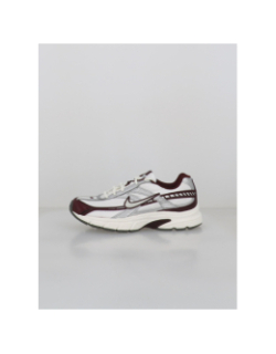 Baskets initiator blanc et bordeaux femme - Nike