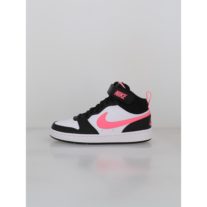 Baskets court borough mid 2 blanc et rose ado - Nike