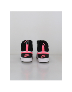 Baskets court borough mid 2 blanc et rose ado - Nike