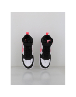 Baskets court borough mid 2 blanc et rose ado - Nike