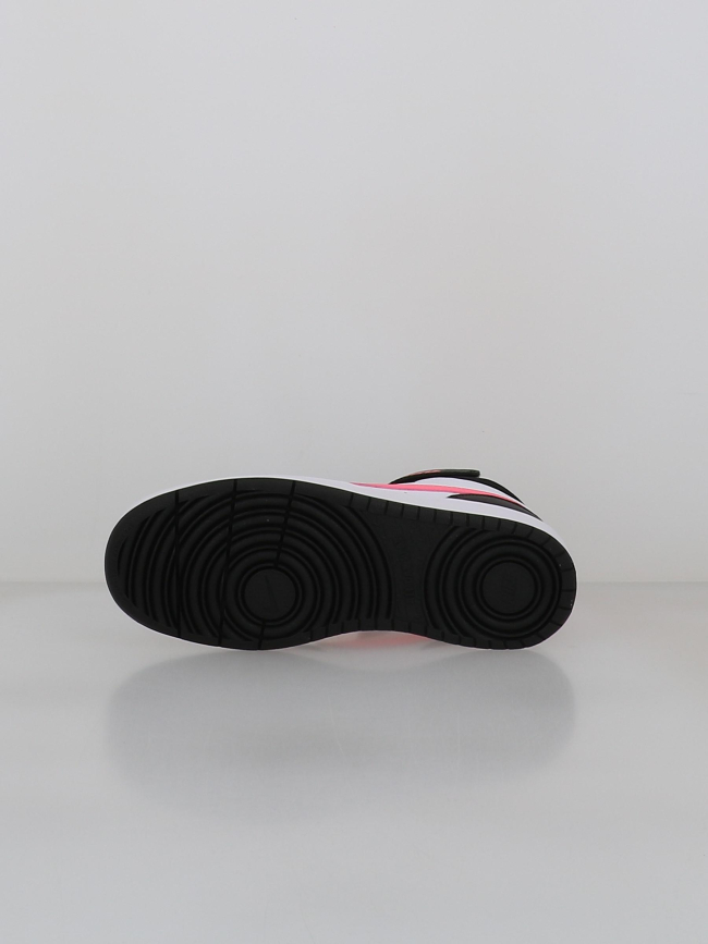 Baskets court borough mid 2 blanc et rose ado - Nike