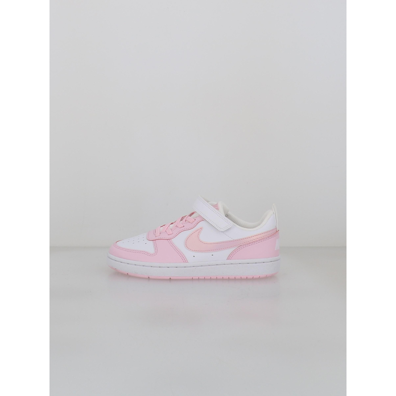 Baskets court borough low recraft rose enfant - Nike