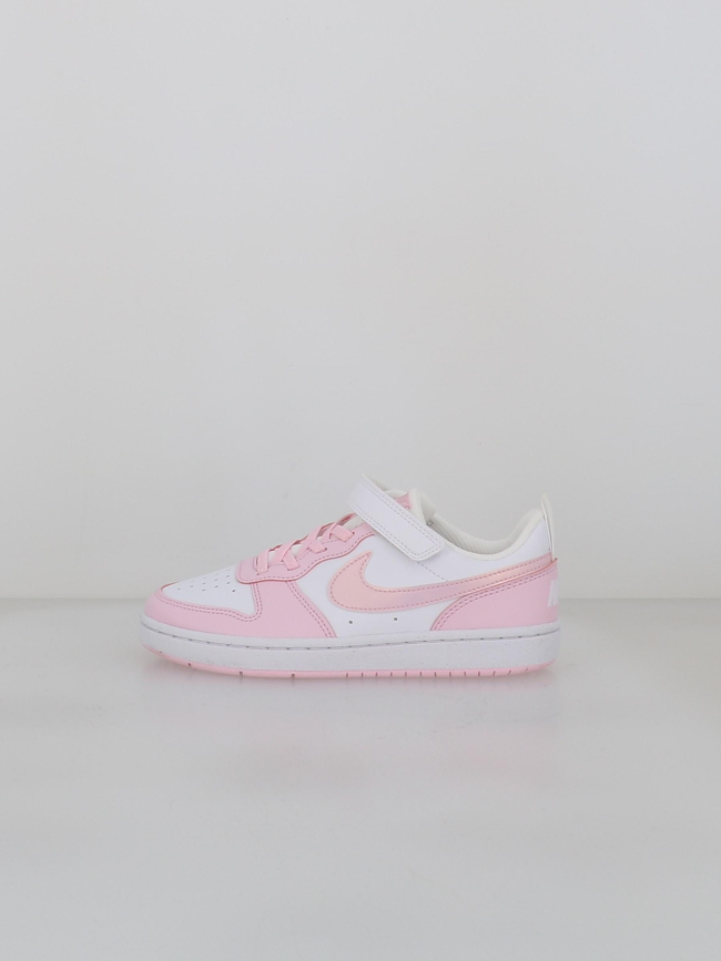 Baskets court borough low recraft rose enfant - Nike