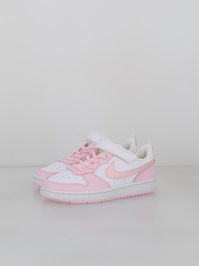 Baskets court borough low recraft rose enfant - Nike