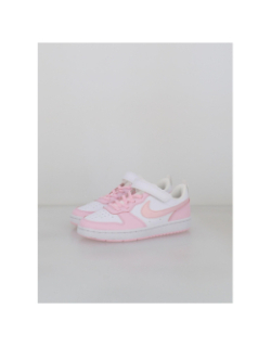 Baskets court borough low recraft rose enfant - Nike