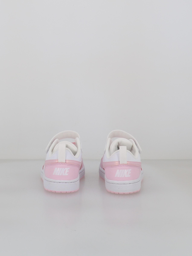 Baskets court borough low recraft rose enfant - Nike