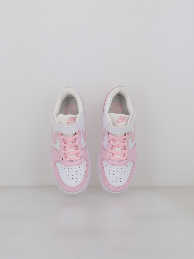 Baskets court borough low recraft rose enfant - Nike