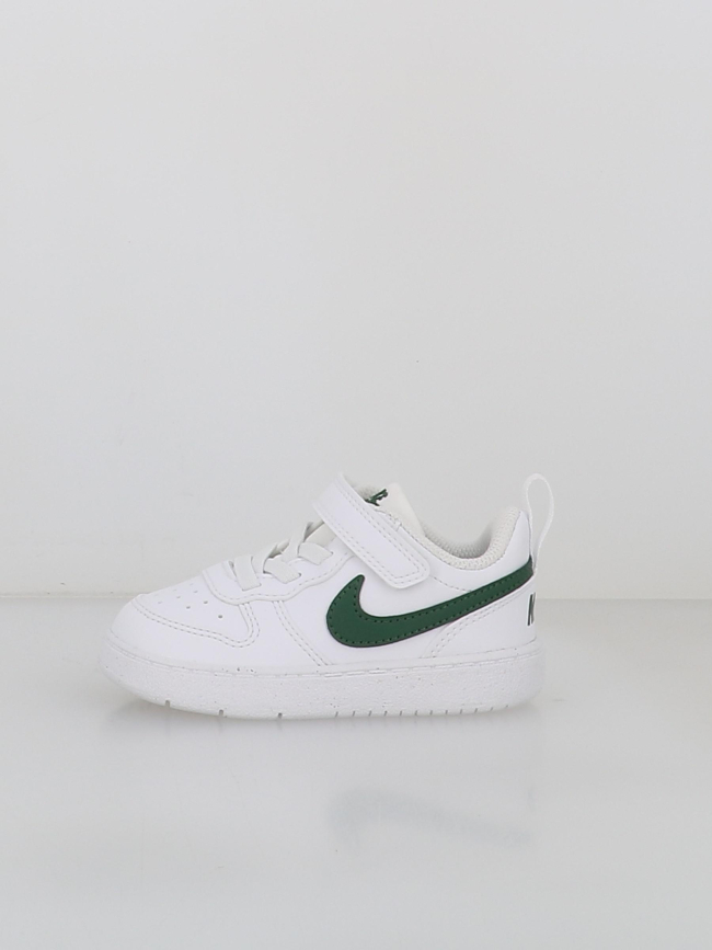 Baskets court borough low recraft blanc et vert bébé - Nike