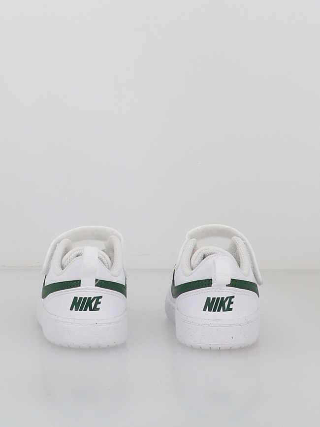 Baskets court borough low recraft blanc et vert bébé - Nike