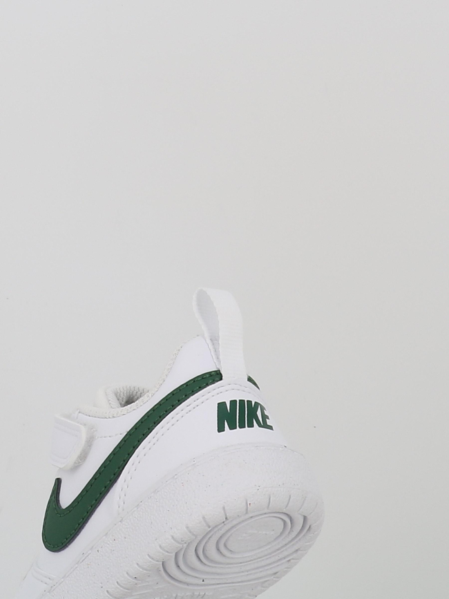 Baskets court borough low recraft blanc et vert bébé - Nike