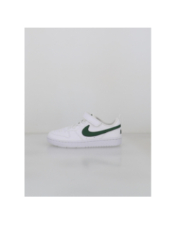 Baskets court borough low recraft blanc et vert enfant - Nike