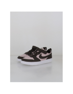 Baskets court borough low recraft violet et marron enfant - Nike