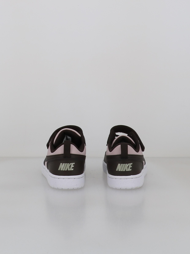 Baskets court borough low recraft violet et marron enfant - Nike