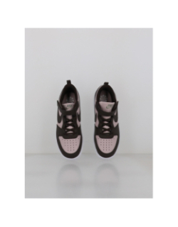 Baskets court borough low recraft violet et marron enfant - Nike