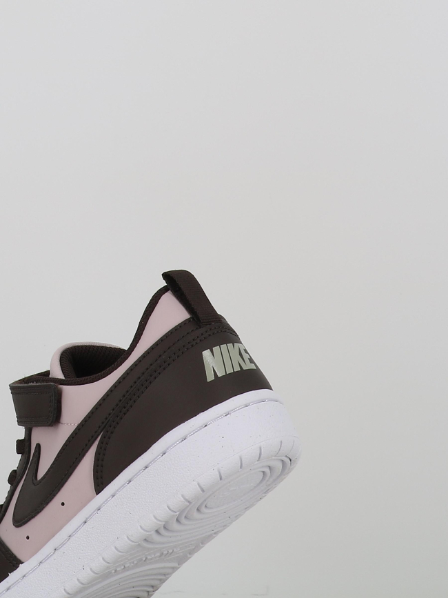 Baskets court borough low recraft violet et marron enfant - Nike