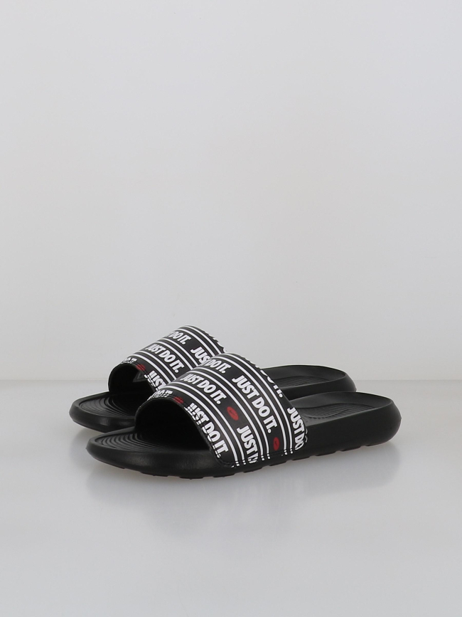 Claquette victori one slide print noir homme - Nike