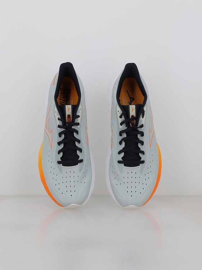 Chaussures de running wave skyrise 6 bleu homme - Mizuno