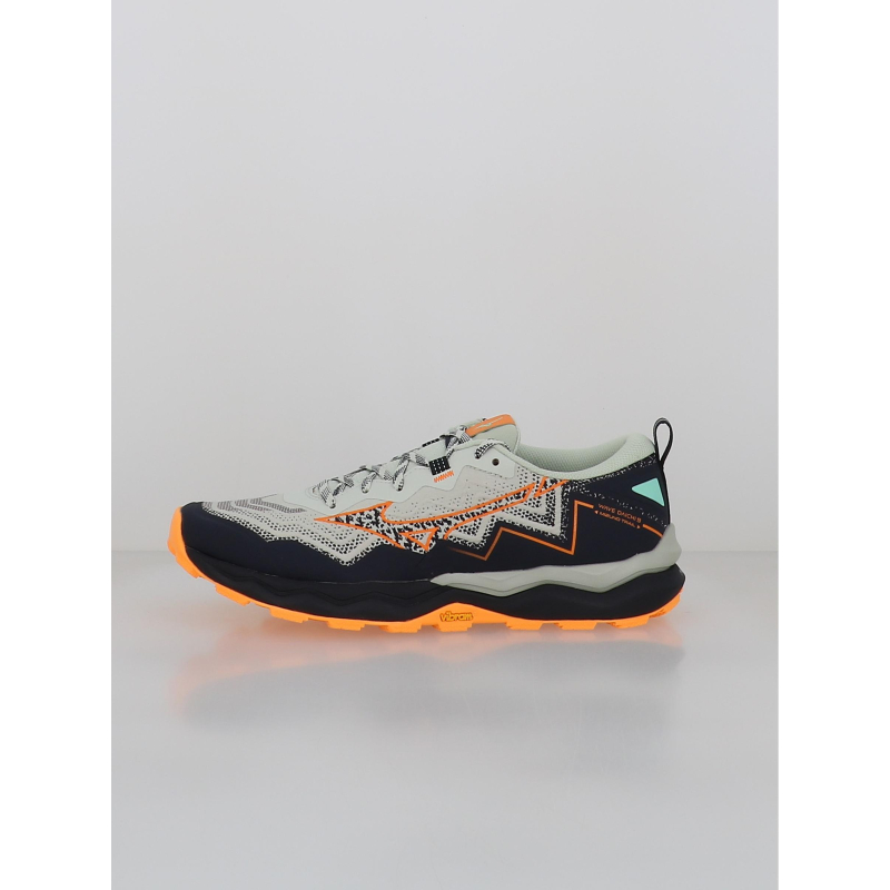 Chaussures de trail wave daichi 9 bleu orange homme - Mizuno