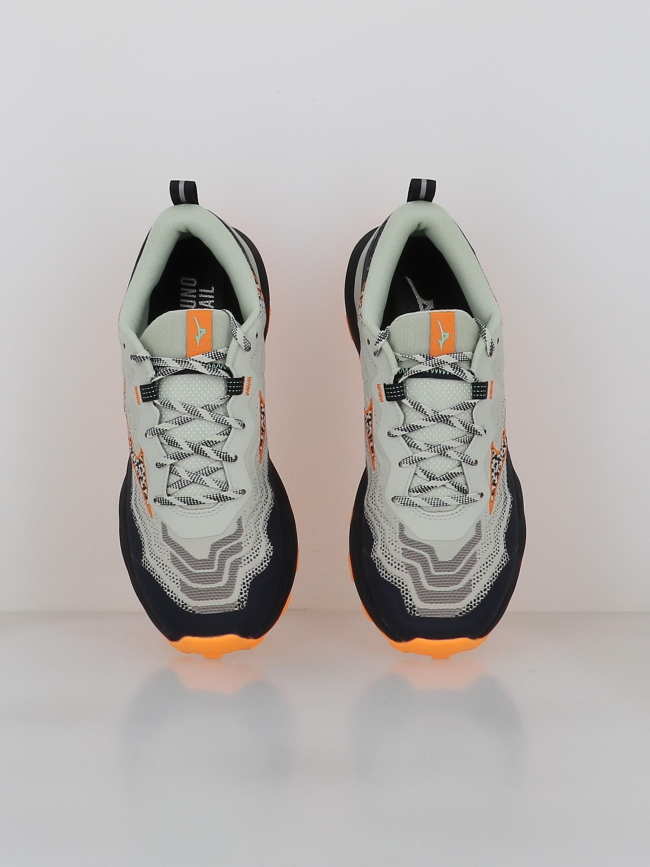 Chaussures de trail wave daichi 9 bleu orange homme - Mizuno