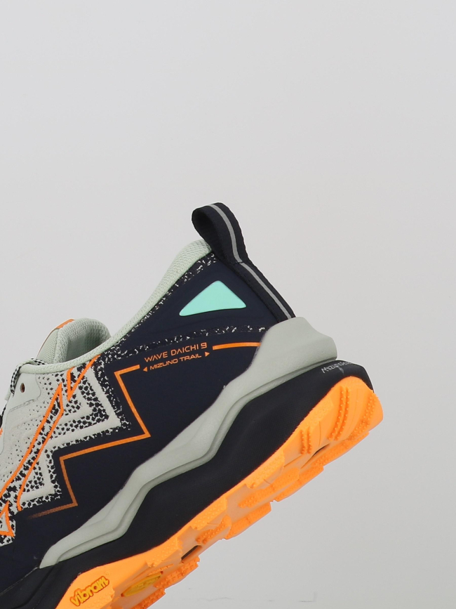 Chaussures de trail wave daichi 9 bleu orange homme - Mizuno