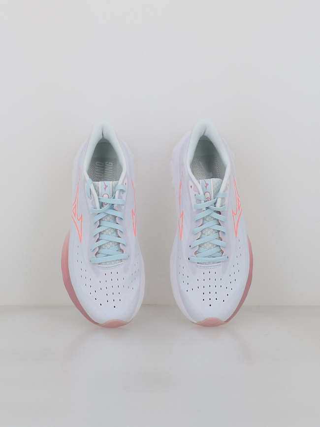 Chaussures de running wave skyrise 6 bleu femme - Mizuno