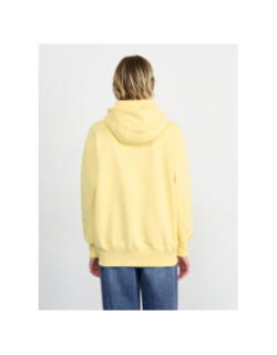 Sweat à capuche phoenix fleece jaune femme - Nike