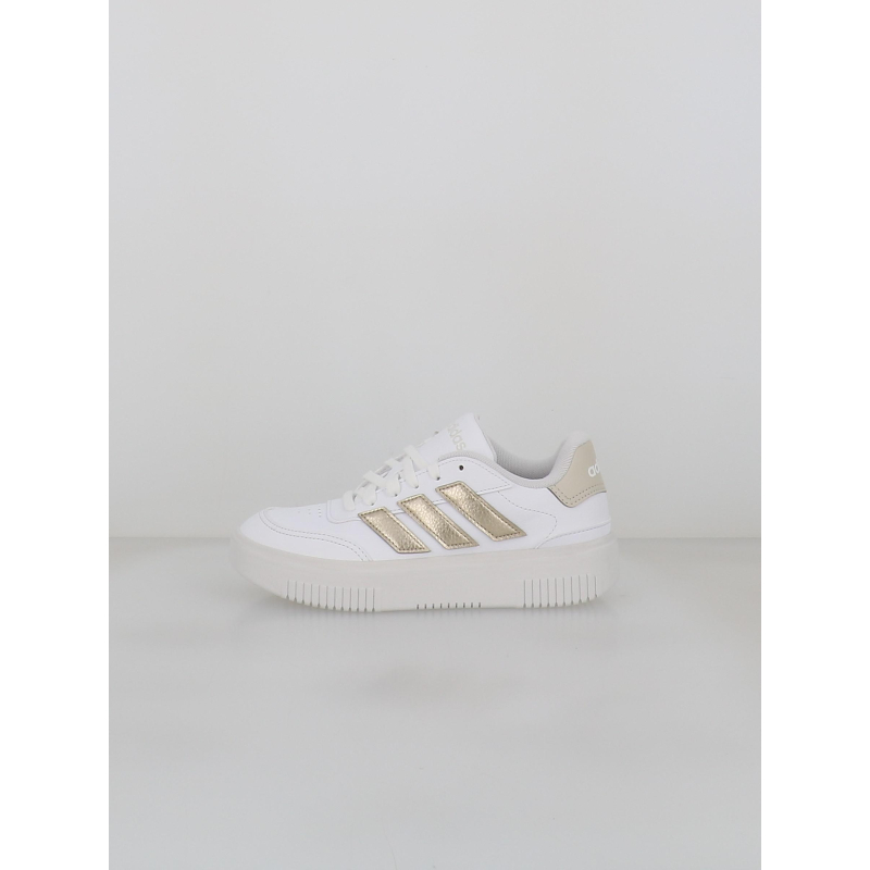 Baskets courtblock bold blanc femme - Adidas