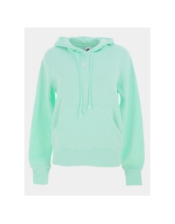 Sweat à capuche phoenix fleece vert d'eau femme - Nike